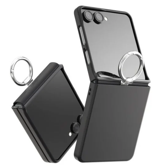 Araree Aero Flex Case With Finger Ring Holder For Samsung Galaxy Z Flip 7 - Black